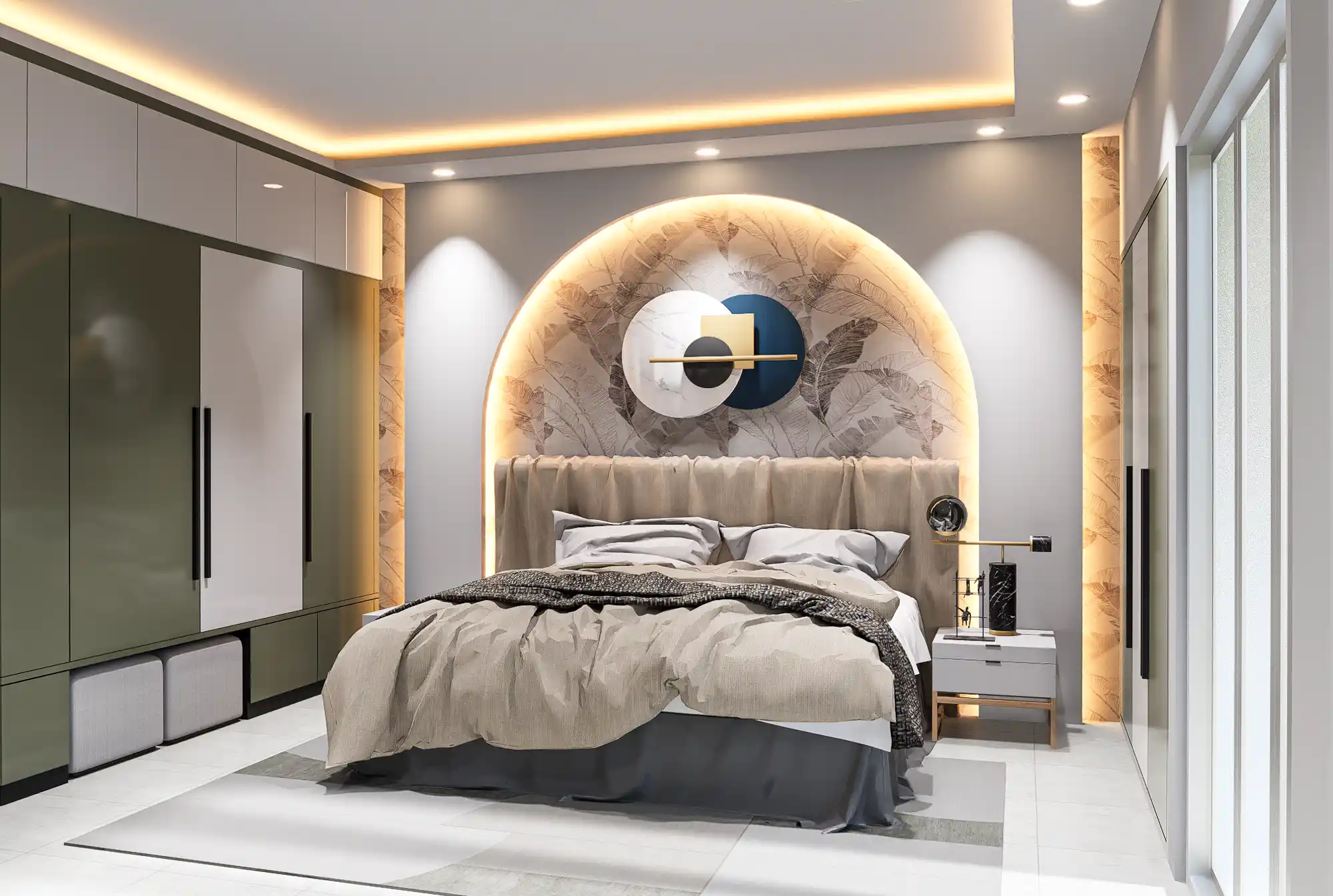 Interior Project in Greater Noida 2BHK + Study - Shilpkaara
